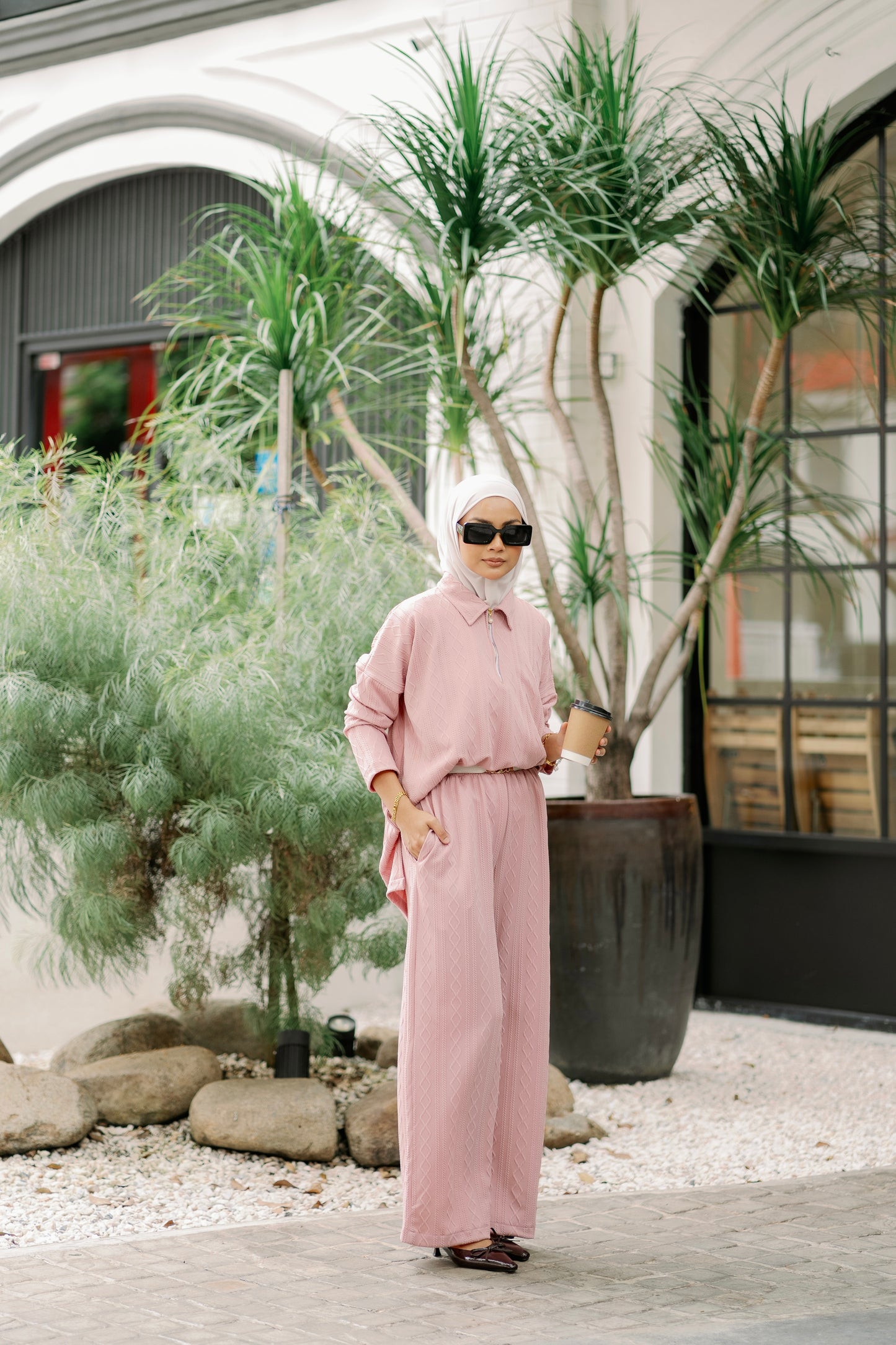 NEA KNIT SET IN PINK