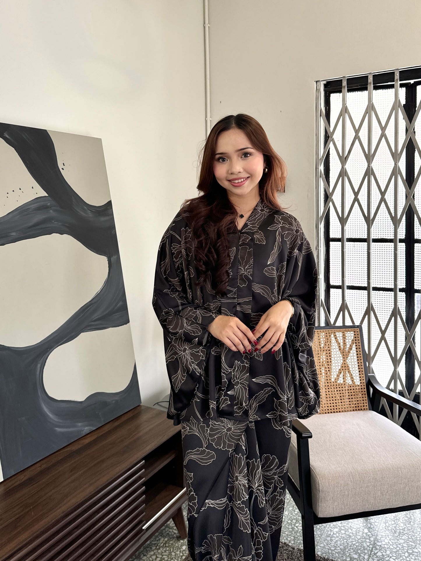 AMEERA KAFTAN IN ESPRESSO