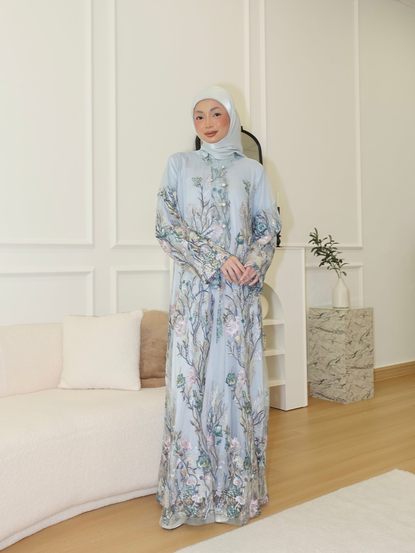 ZAIRA ABAYA IN BIRU LANGIT