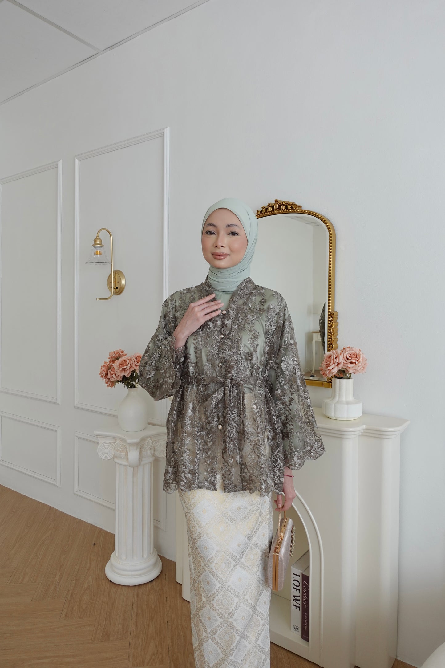 SALOMA IN SAGE GREEN