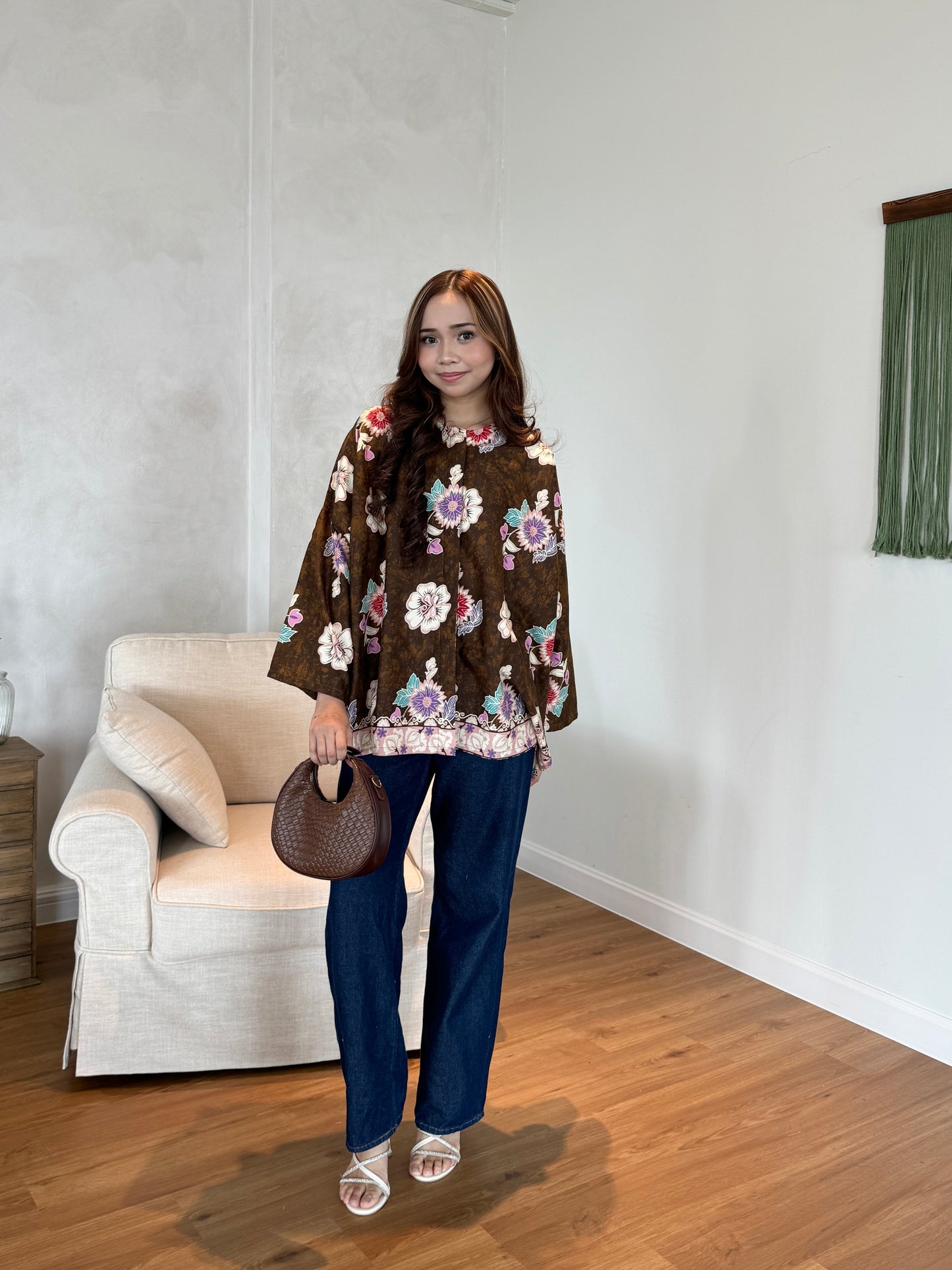 BATIK TIE DYE IN BROWN