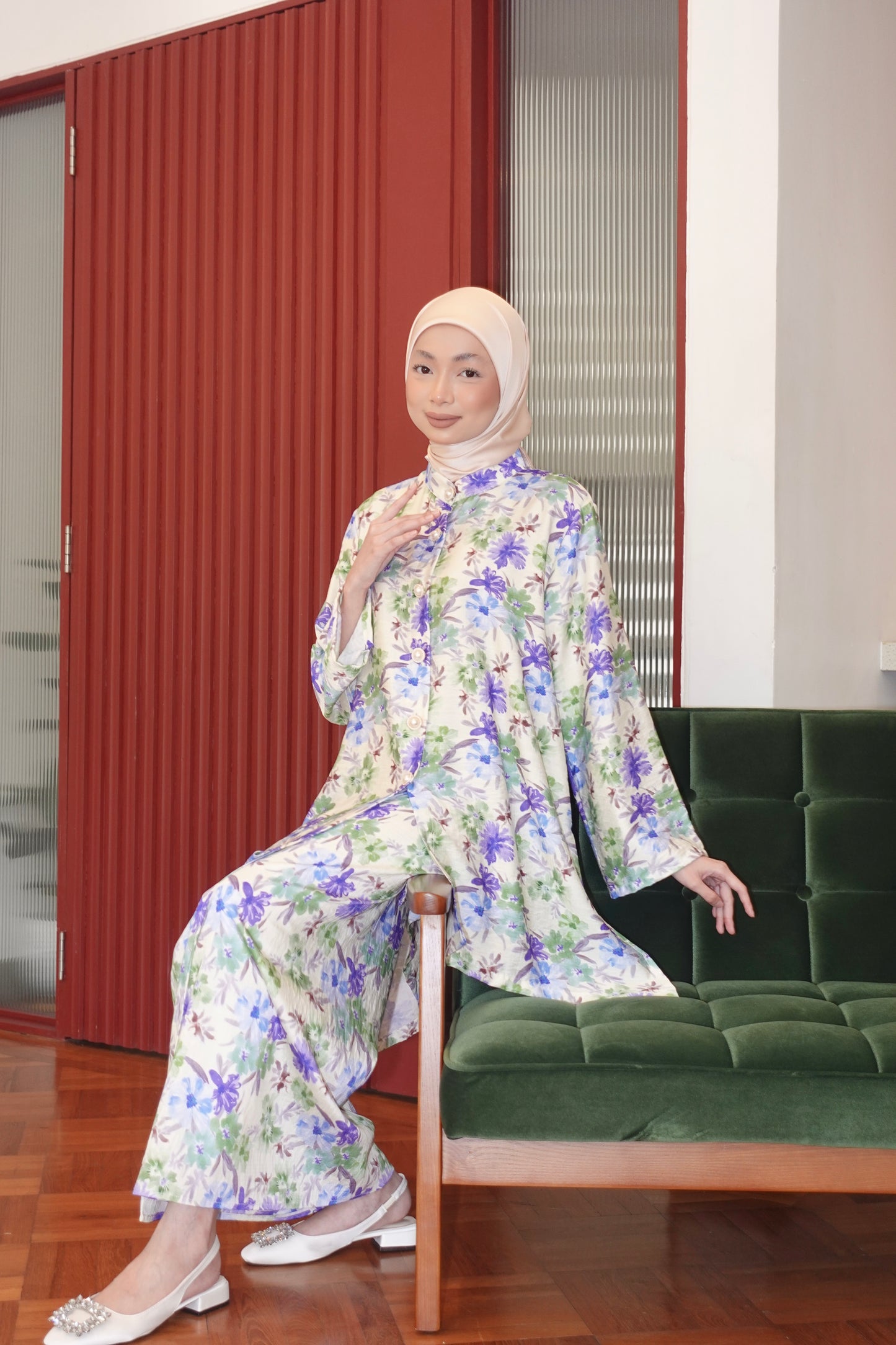 KENANGAN KURUNG IN BIRU HIJAU