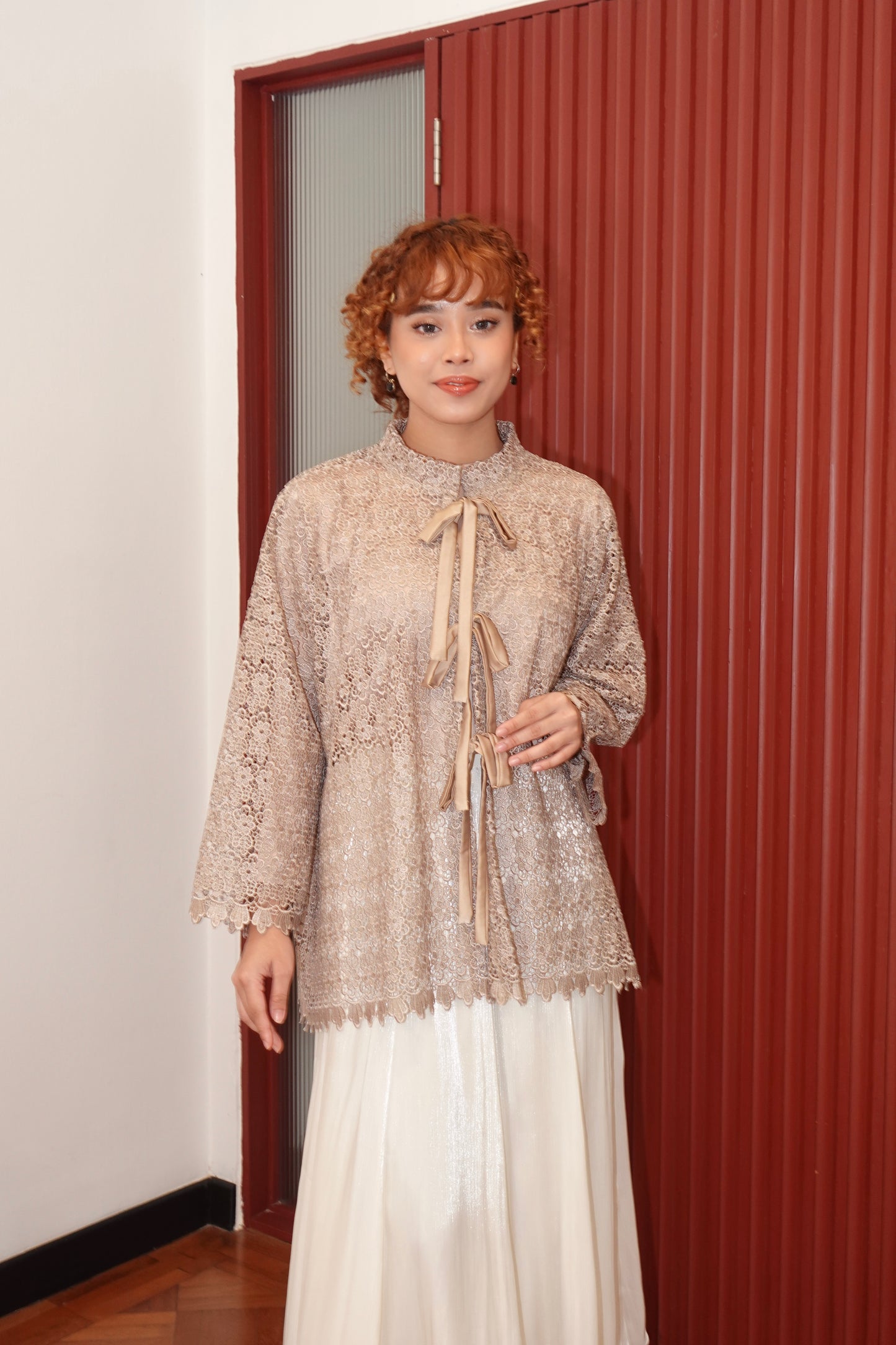 AYU COQUETTE TOP IN NUDE