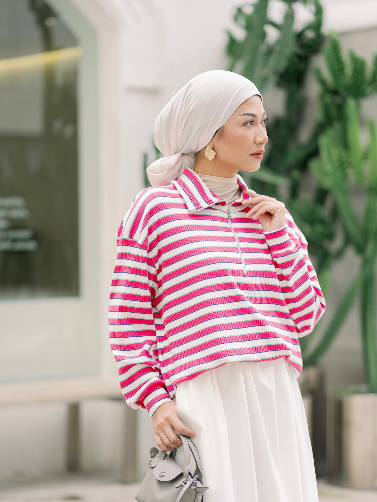 MOSQUI ZIPPER IN HOTPINK