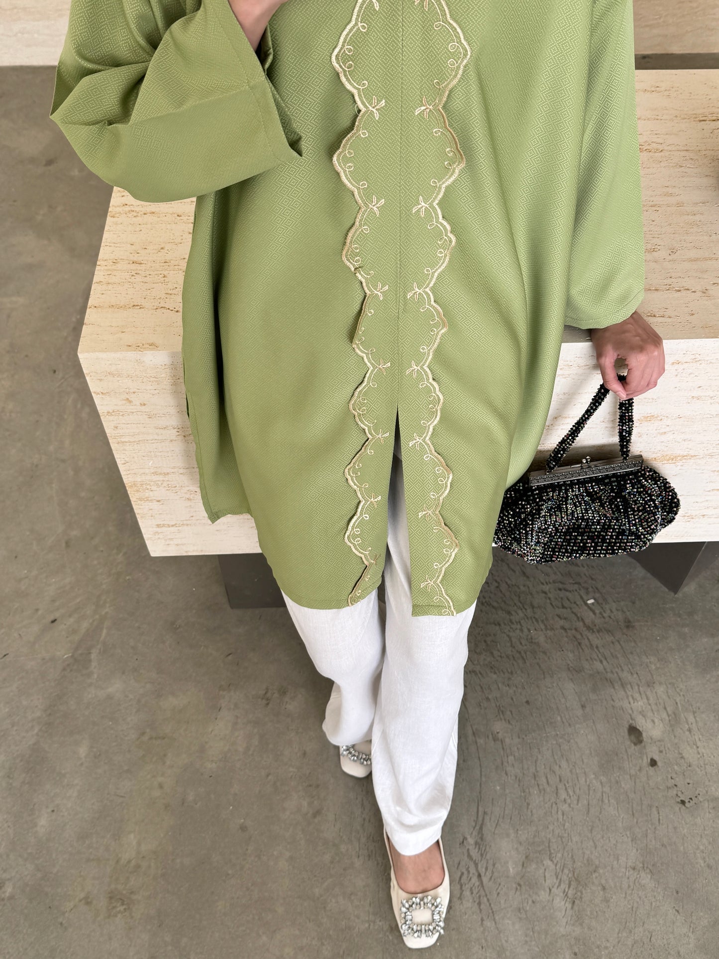NATASHA IN APPLE GREEN