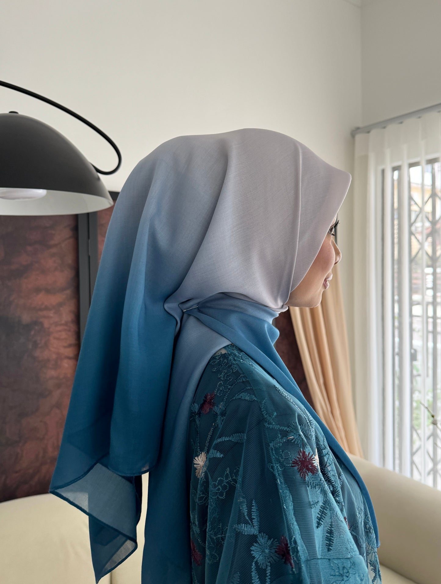 MARIAM DWITONE IN TEAL BLUE