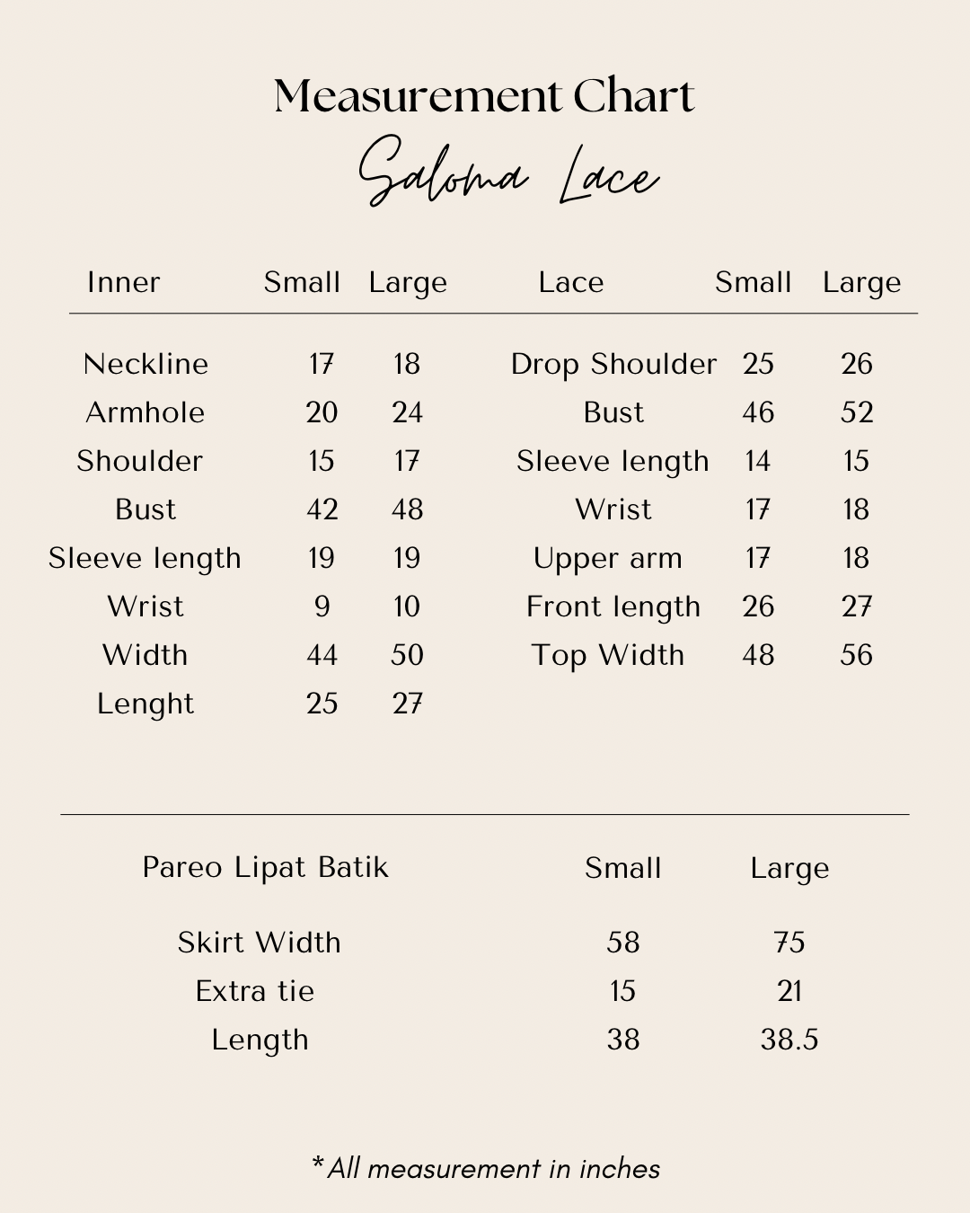 SALOMA IN MOCHA