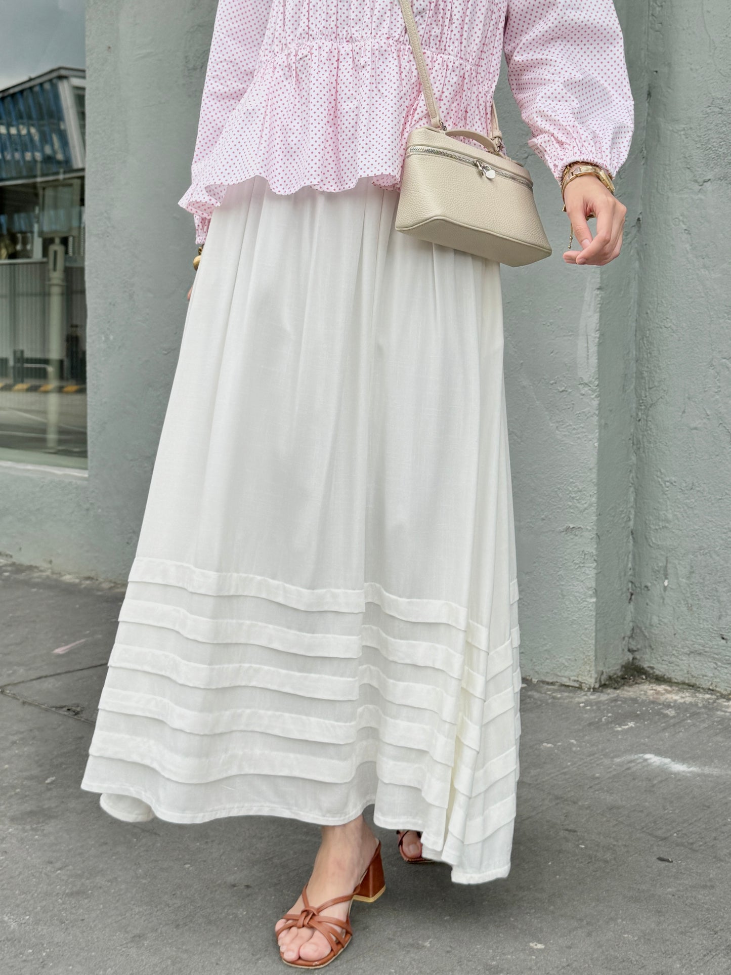 BIANCA SKIRT IN SNOWY