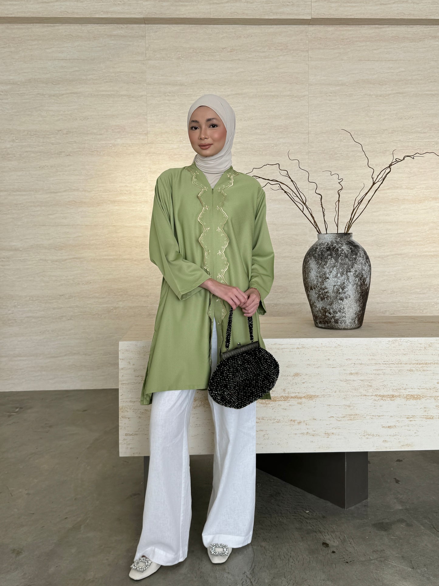 NATASHA IN APPLE GREEN