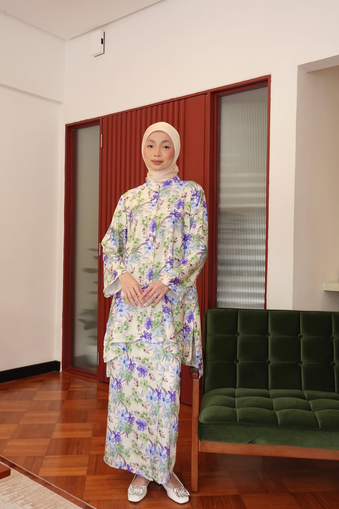 KENANGAN KURUNG IN BIRU HIJAU