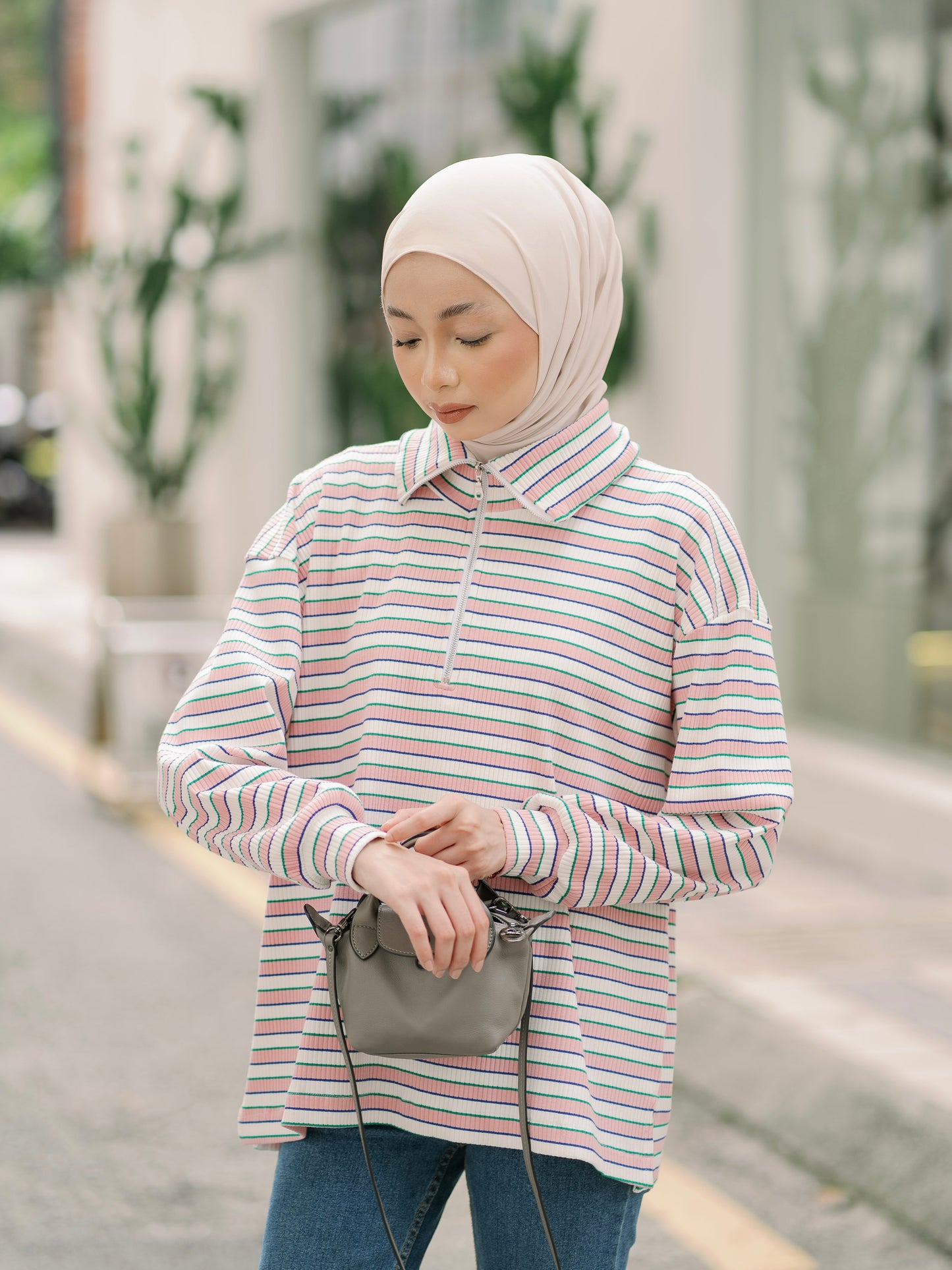 MOSQUI ZIPPER IN PINK