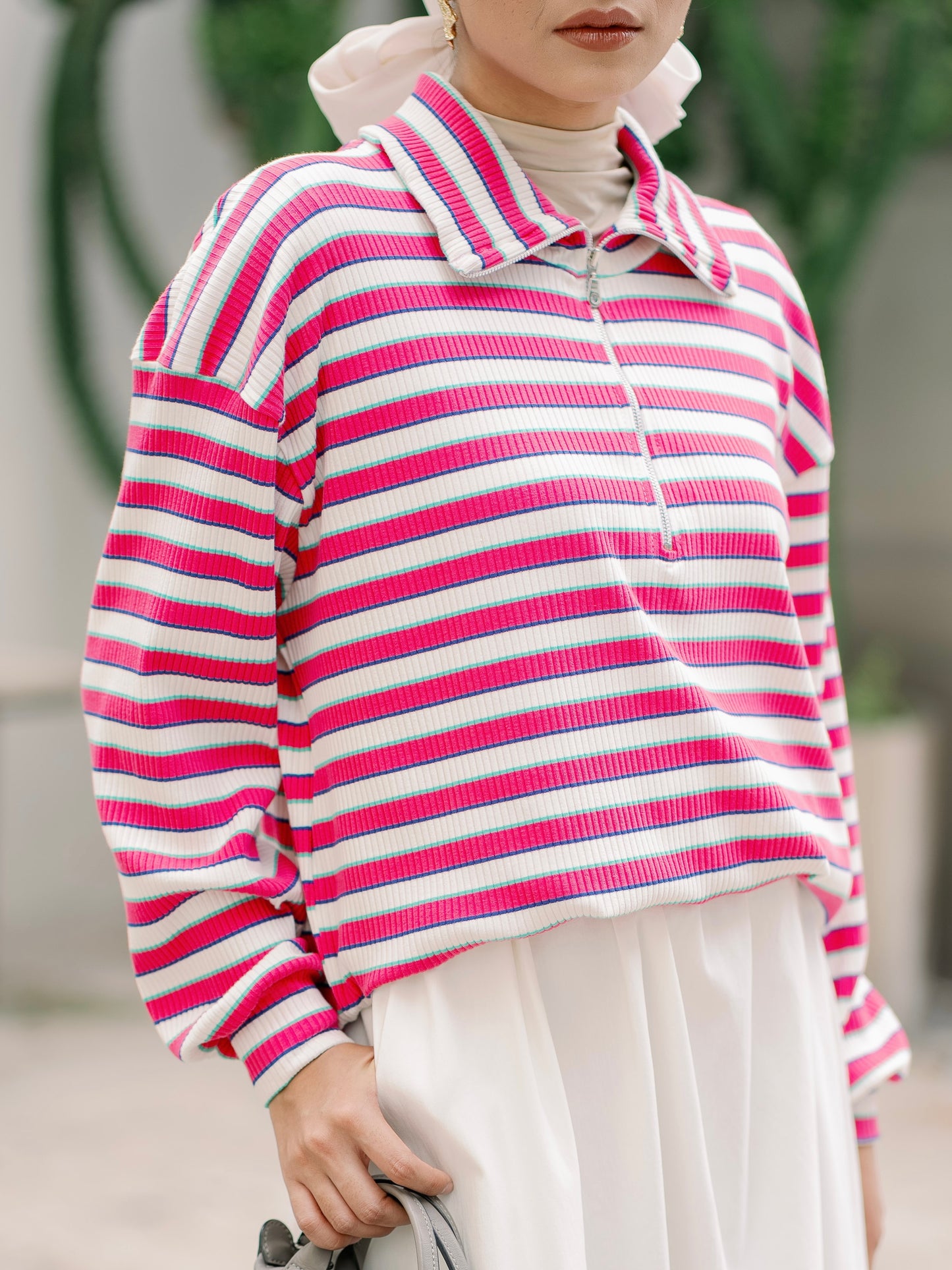 MOSQUI ZIPPER IN HOTPINK