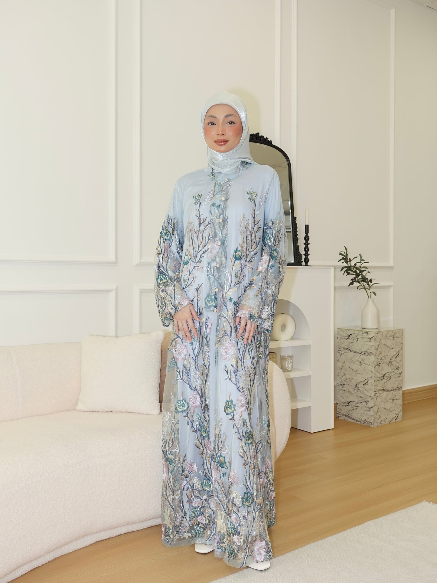 ZAIRA ABAYA IN BIRU LANGIT