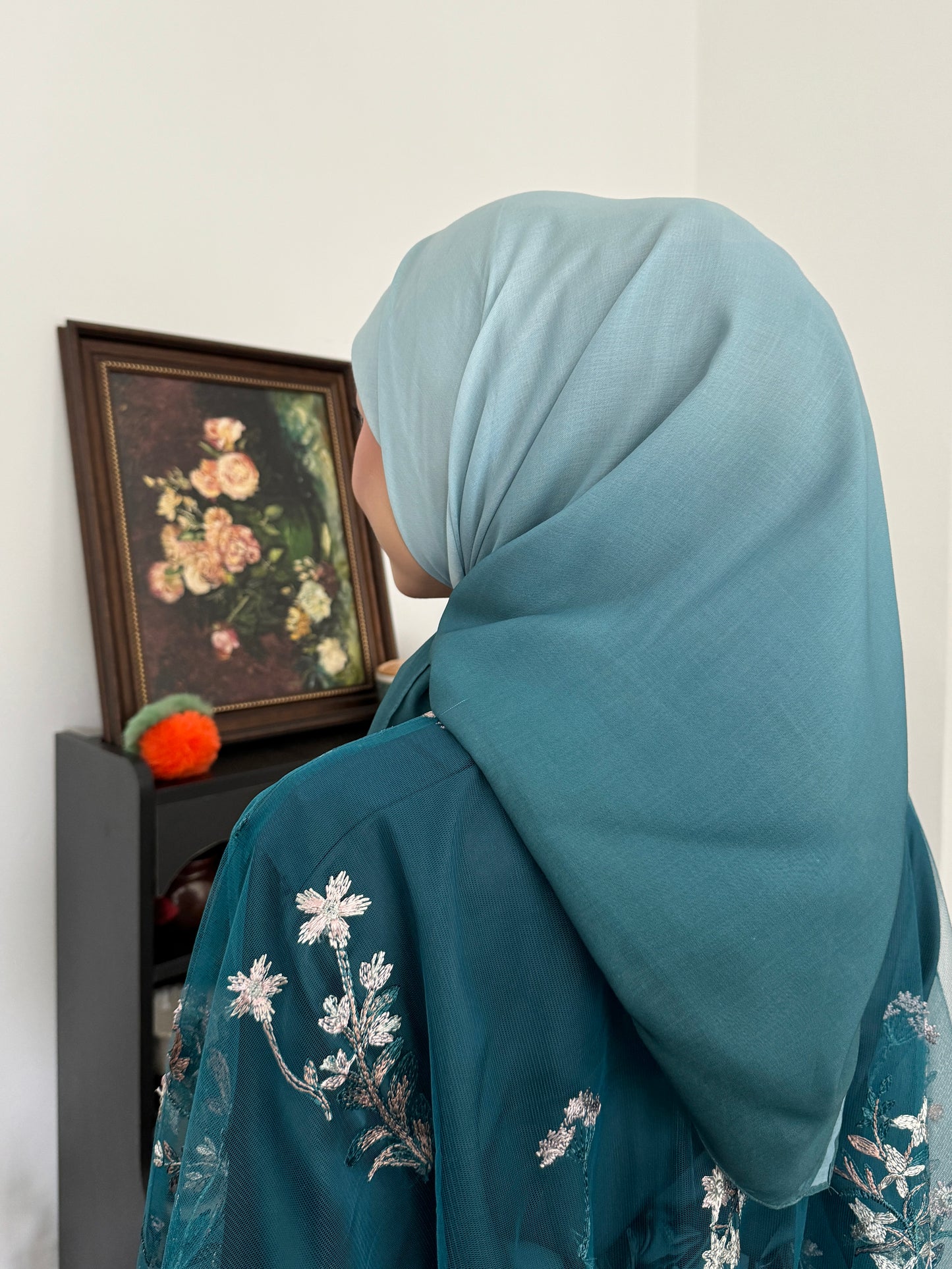 MARIAM DWITONE IN TEAL GREEN