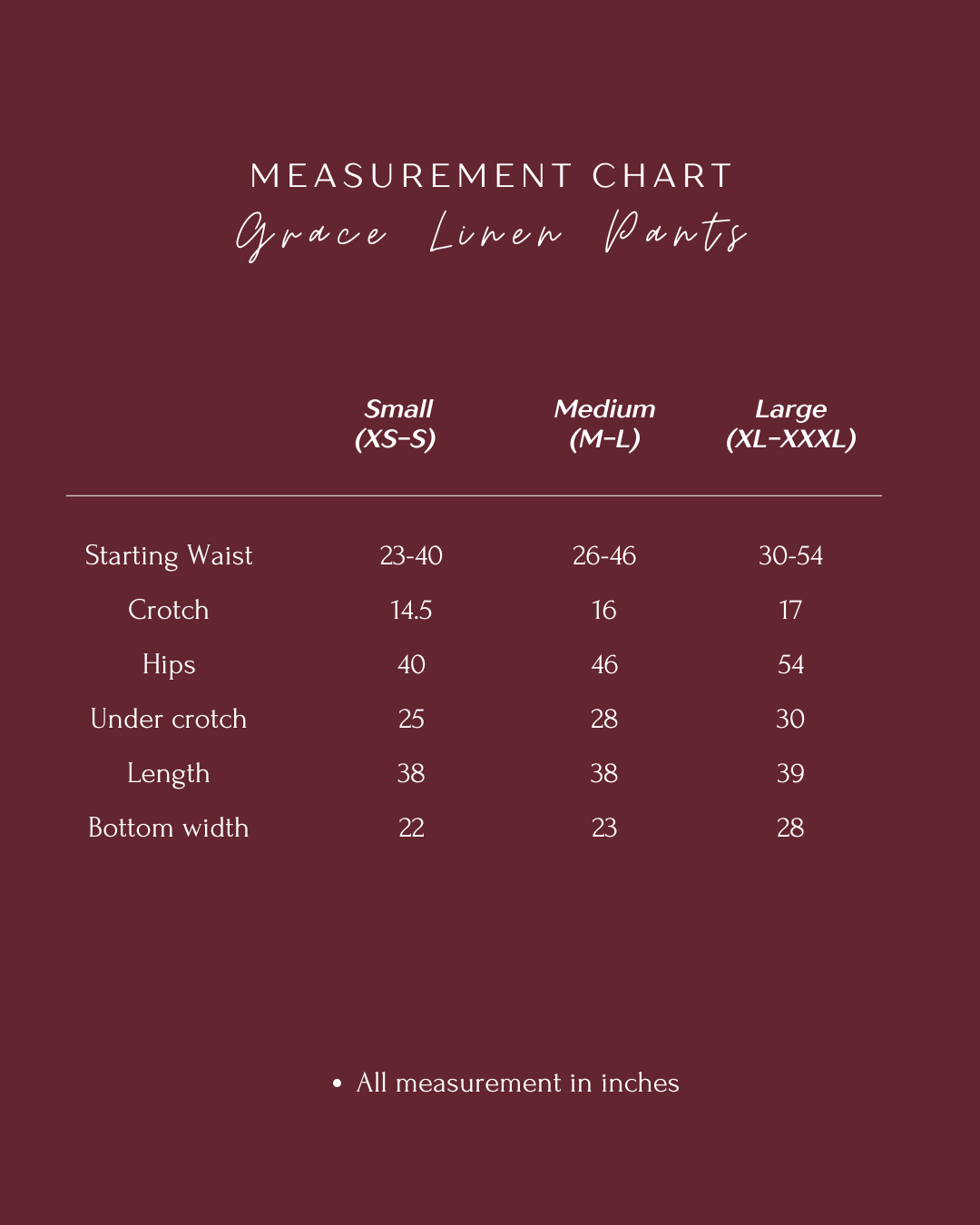 GRACE LINEN PANTS IN SADDLE BROWN