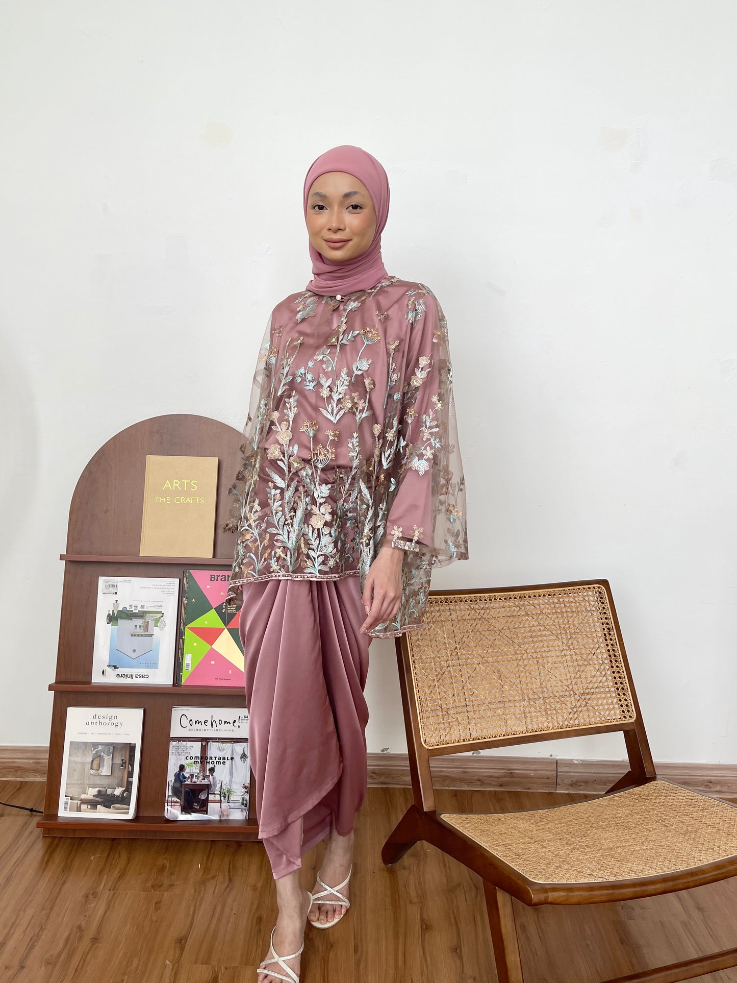 TERATAI KURUNG KEDAH IN MAUVE