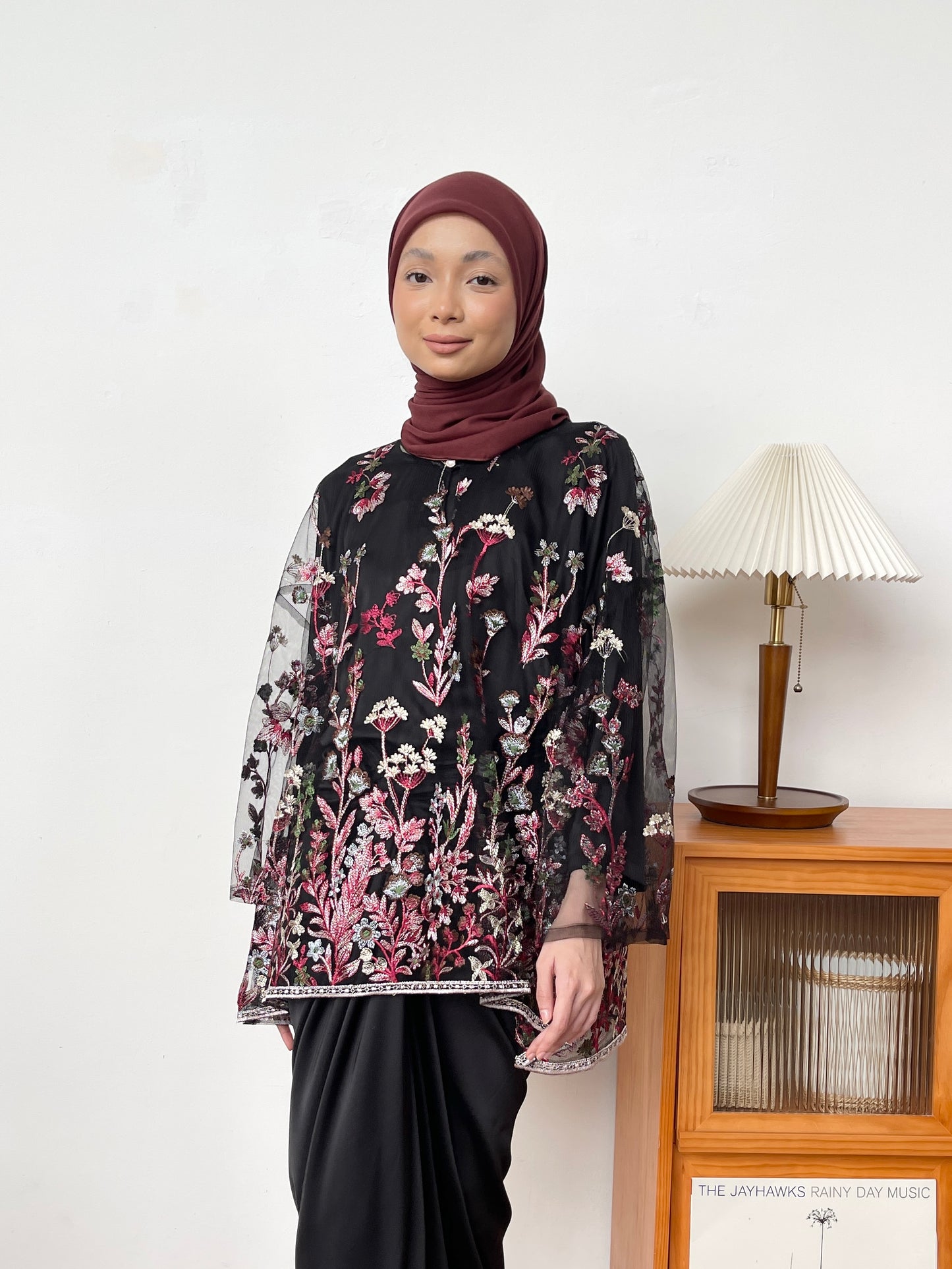 TERATAI KURUNG KEDAH IN BLACK