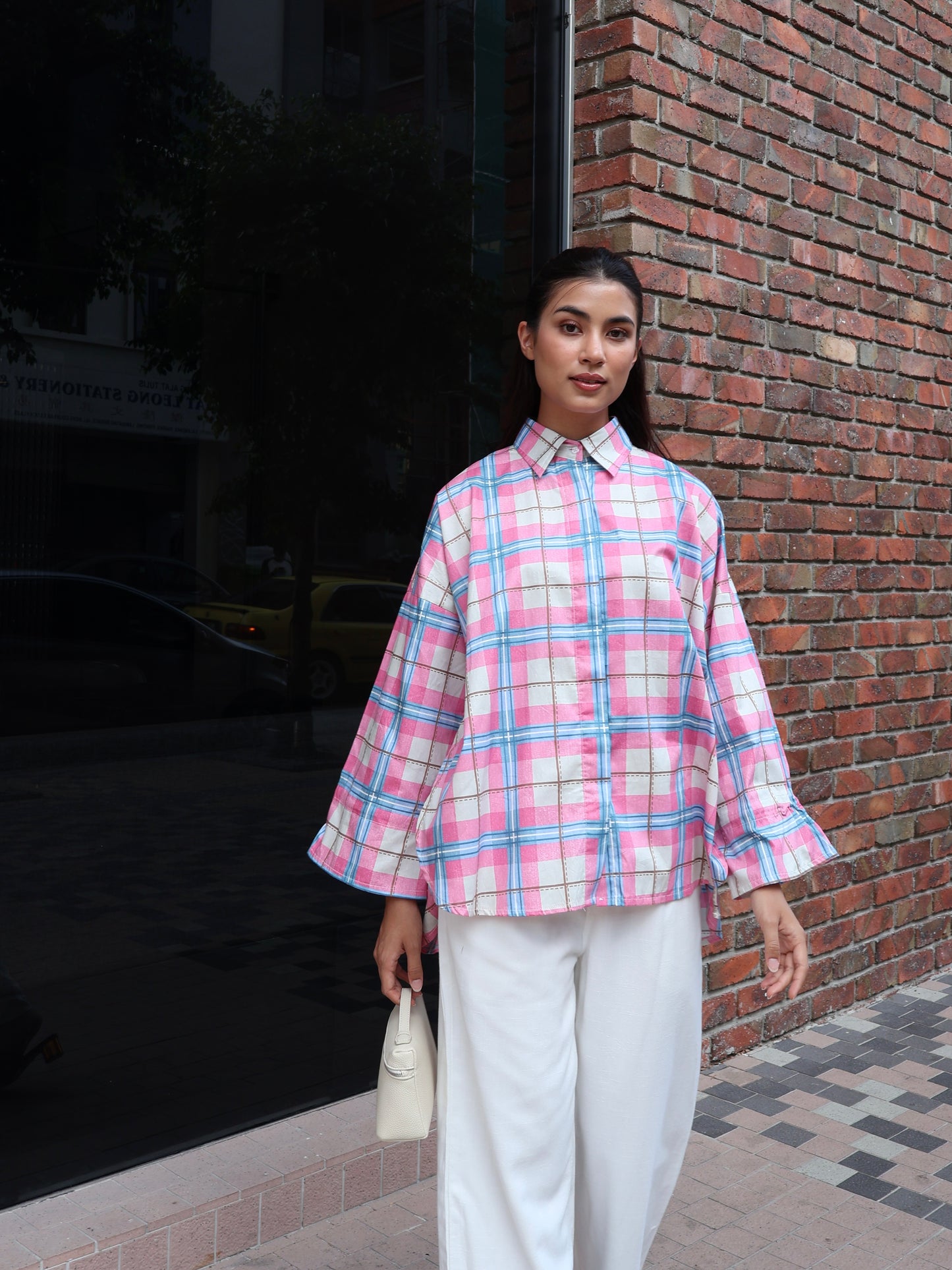 BETH CHECKERED IN PINK