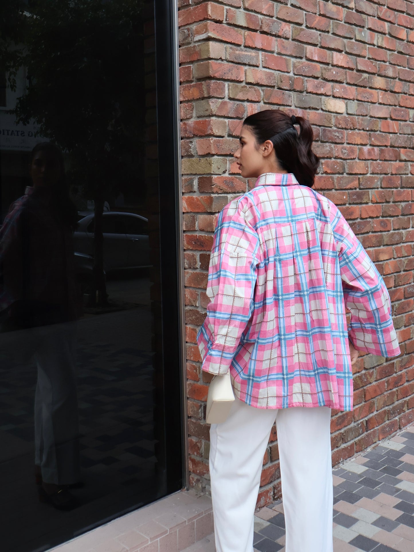 BETH CHECKERED IN PINK