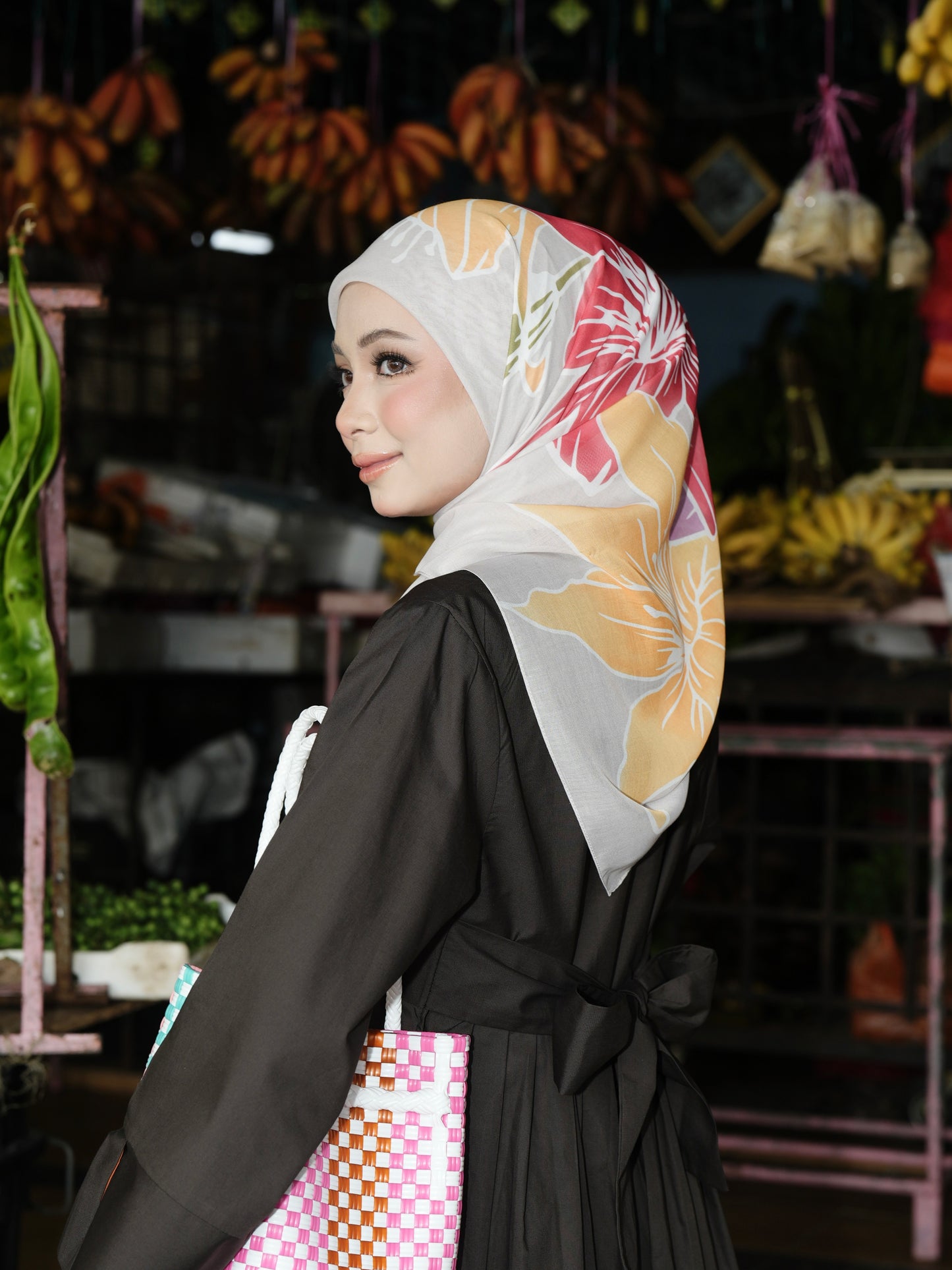 TUDUNG LILY IN COKLAT SUSU