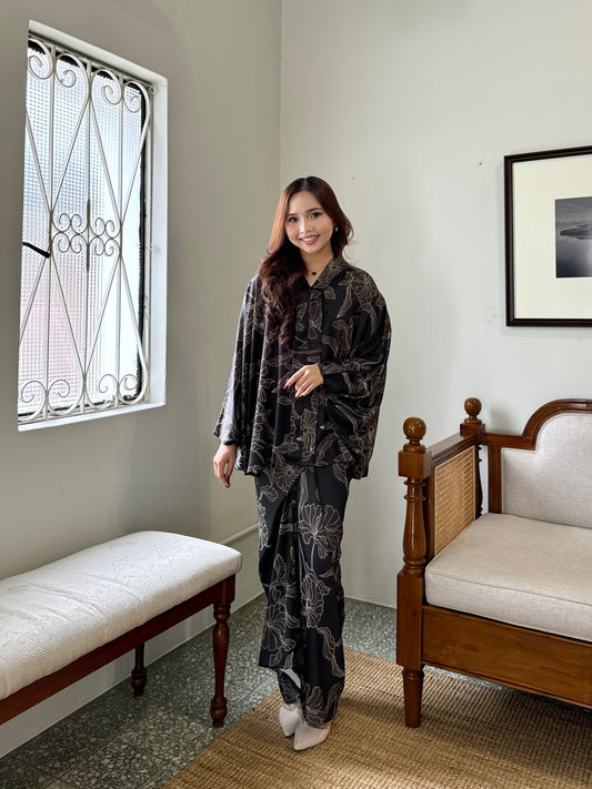 AMEERA KAFTAN IN ESPRESSO