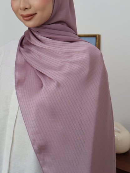Vela Shawl in Dusty Purple