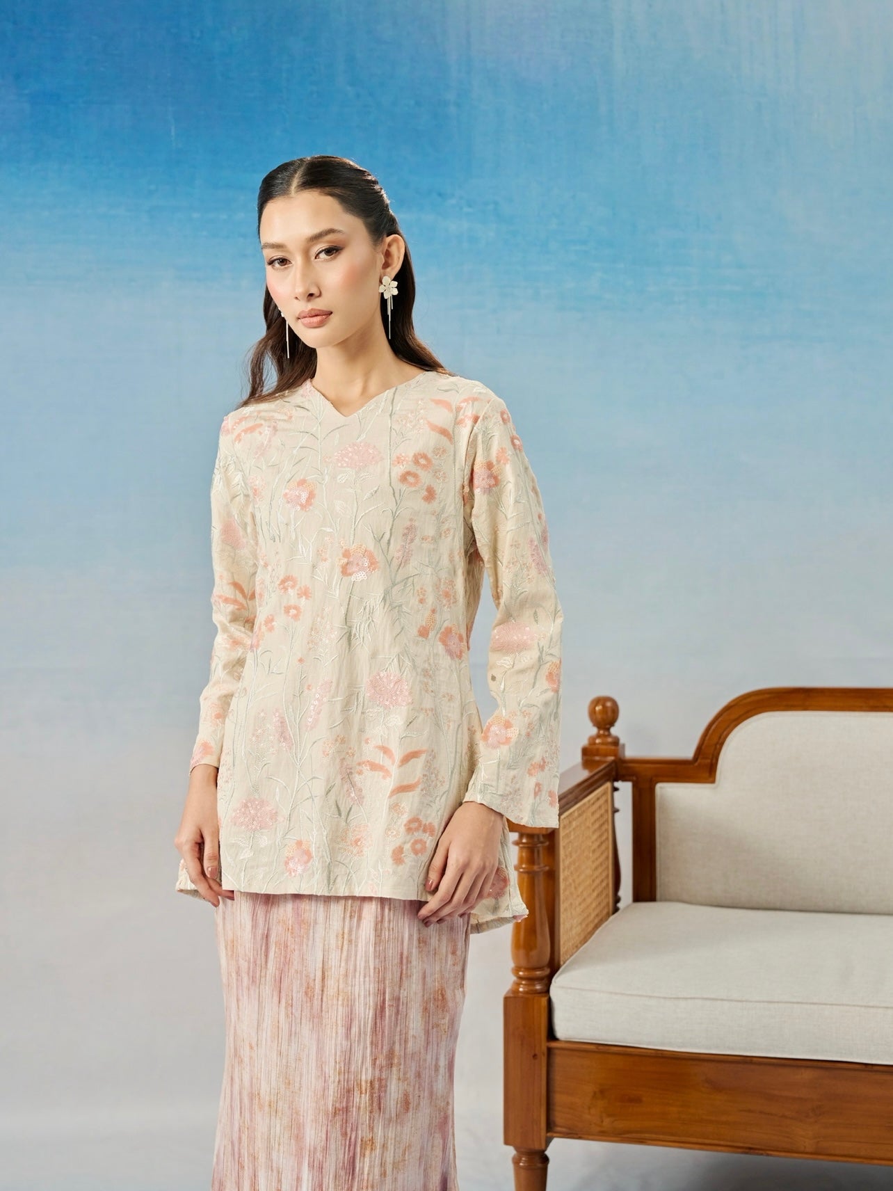 RANEA KURUNG IN IN PASTEL ROSE