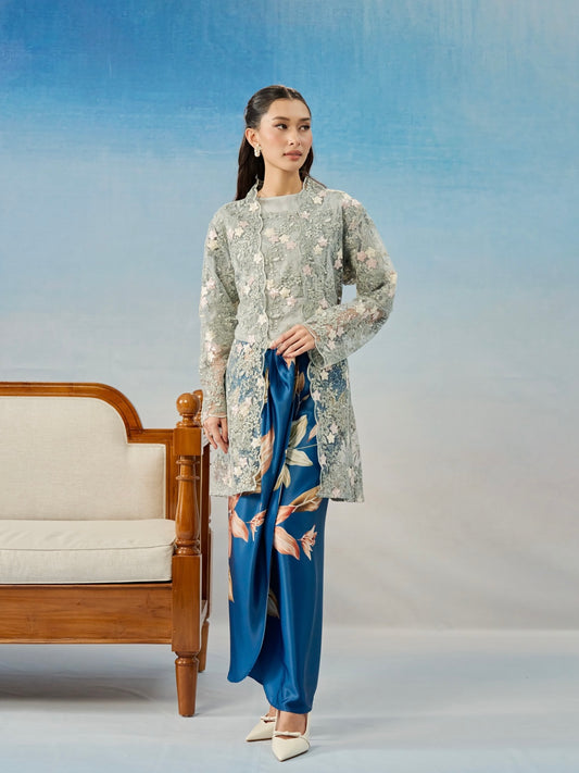 ZENIA KEBAYA IN SAGE CLOUD