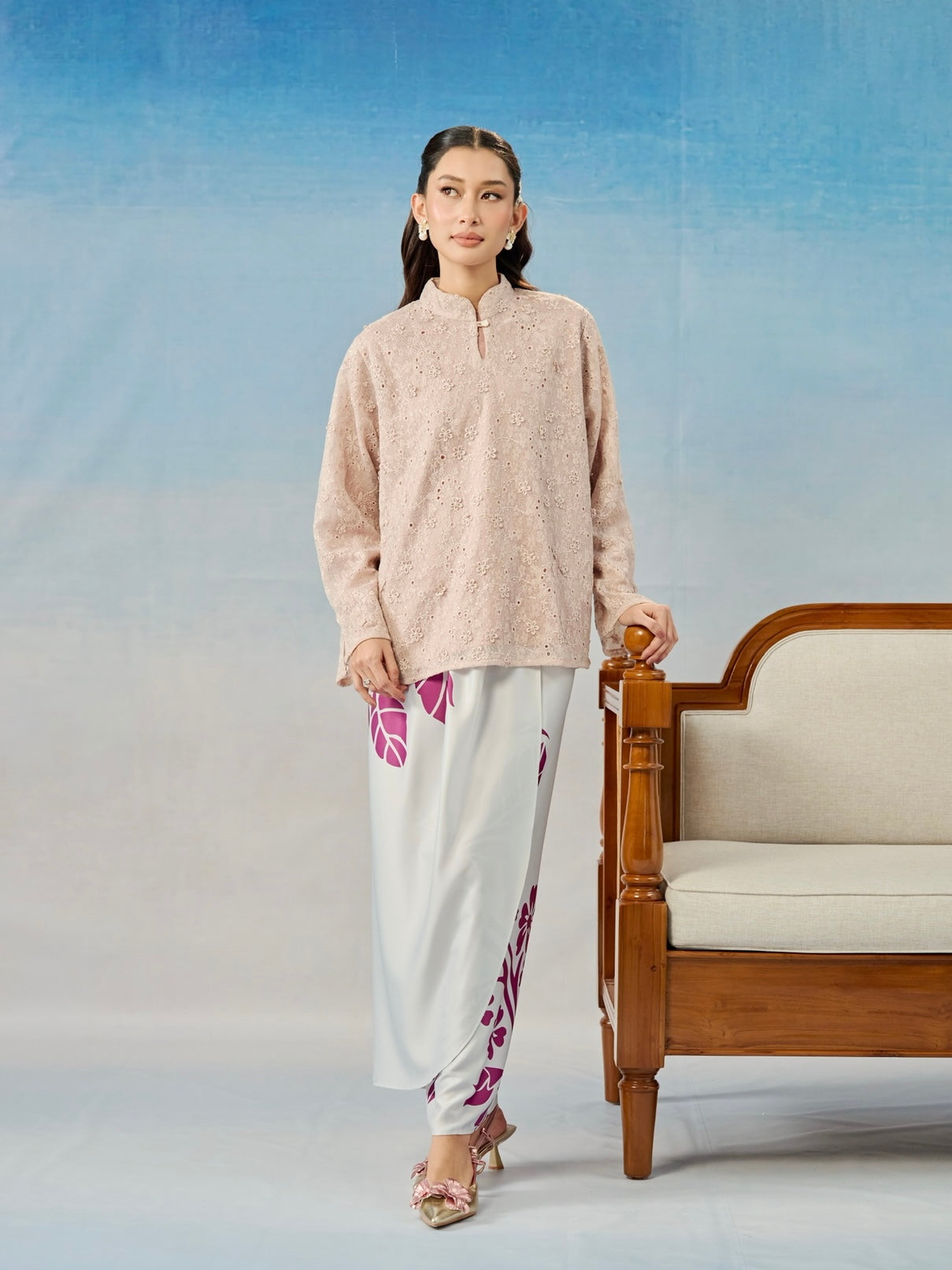 AURELIA KURUNG IN BLOOSOM PINK