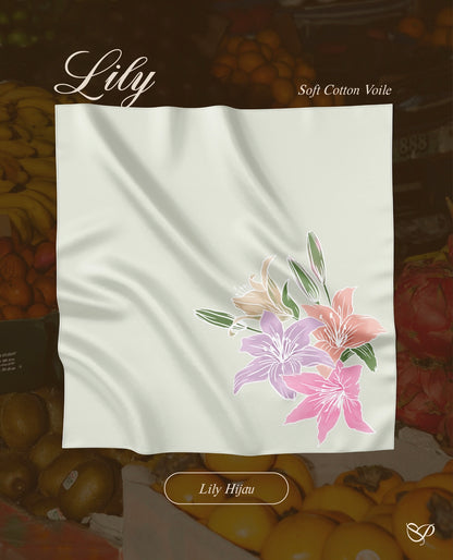 Tudung Lily in Hijau