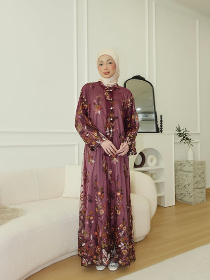 DIARA ABAYA IN PURPLE