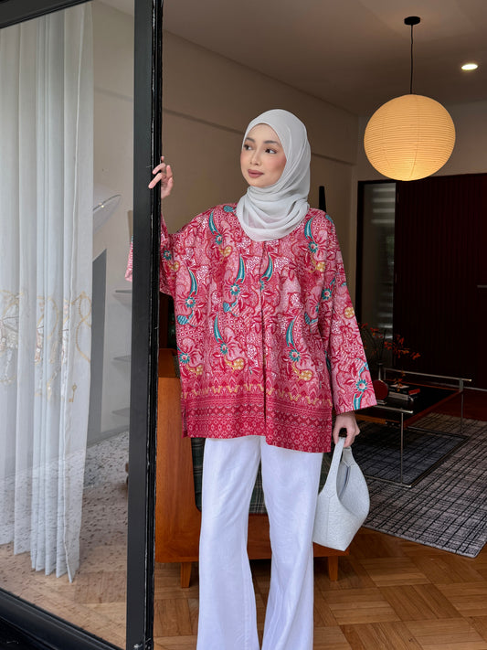 BATIK BUNGA CILI MERAH
