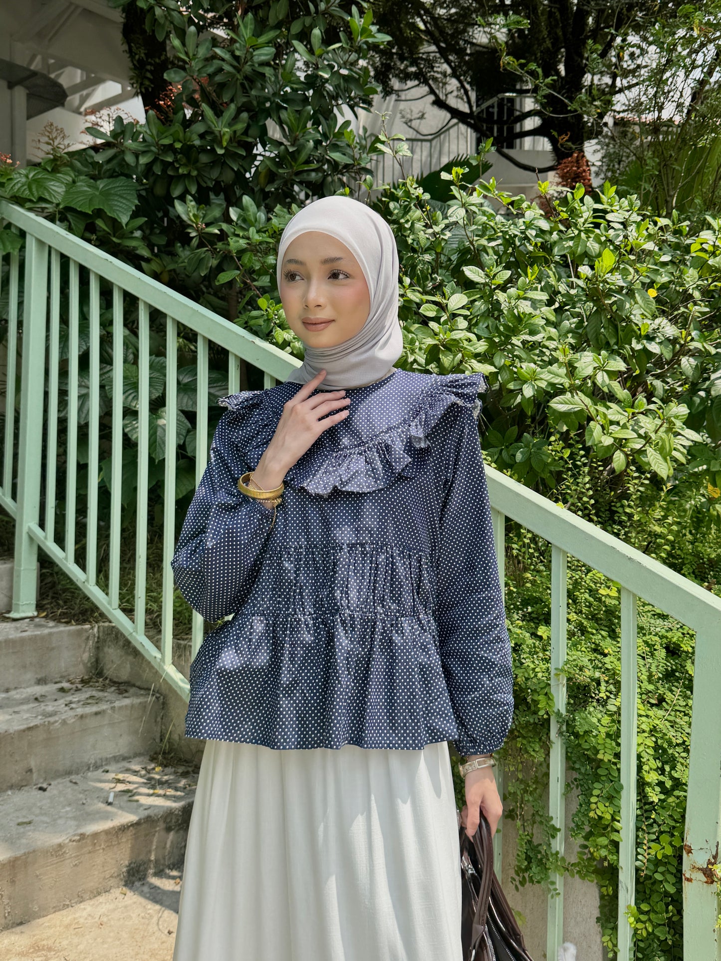 BELLE DOTTY IN NAVY BLUE