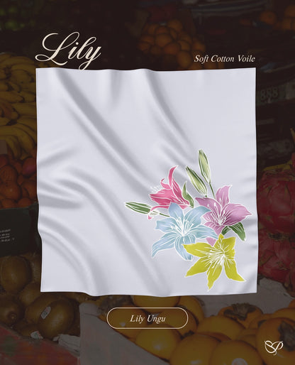 Tudung Lily in Ungu