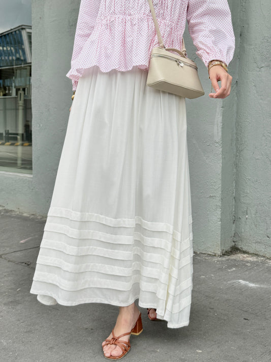 BIANCA SKIRT IN SNOWY