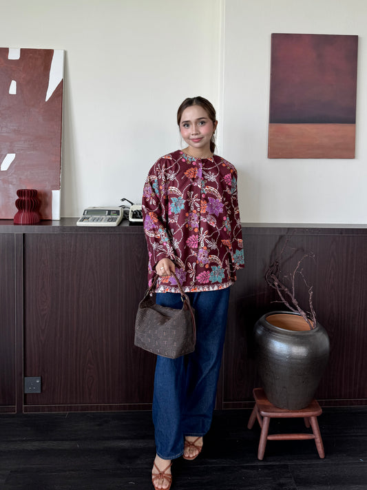 BATIK RATNA IN MAROON