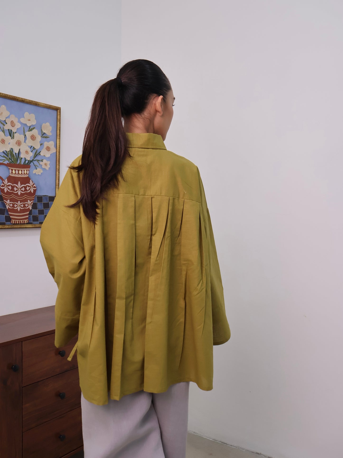 BETH LINEN IN GREEN