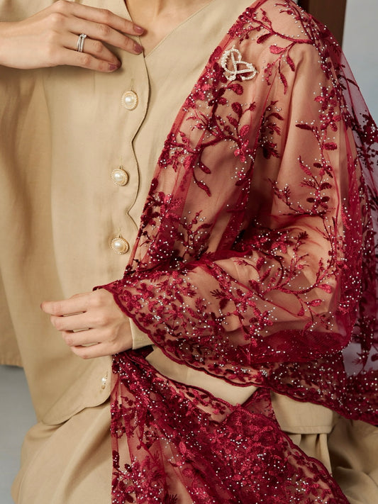 SELENDANG KEMBOJA IN MERAH HATI