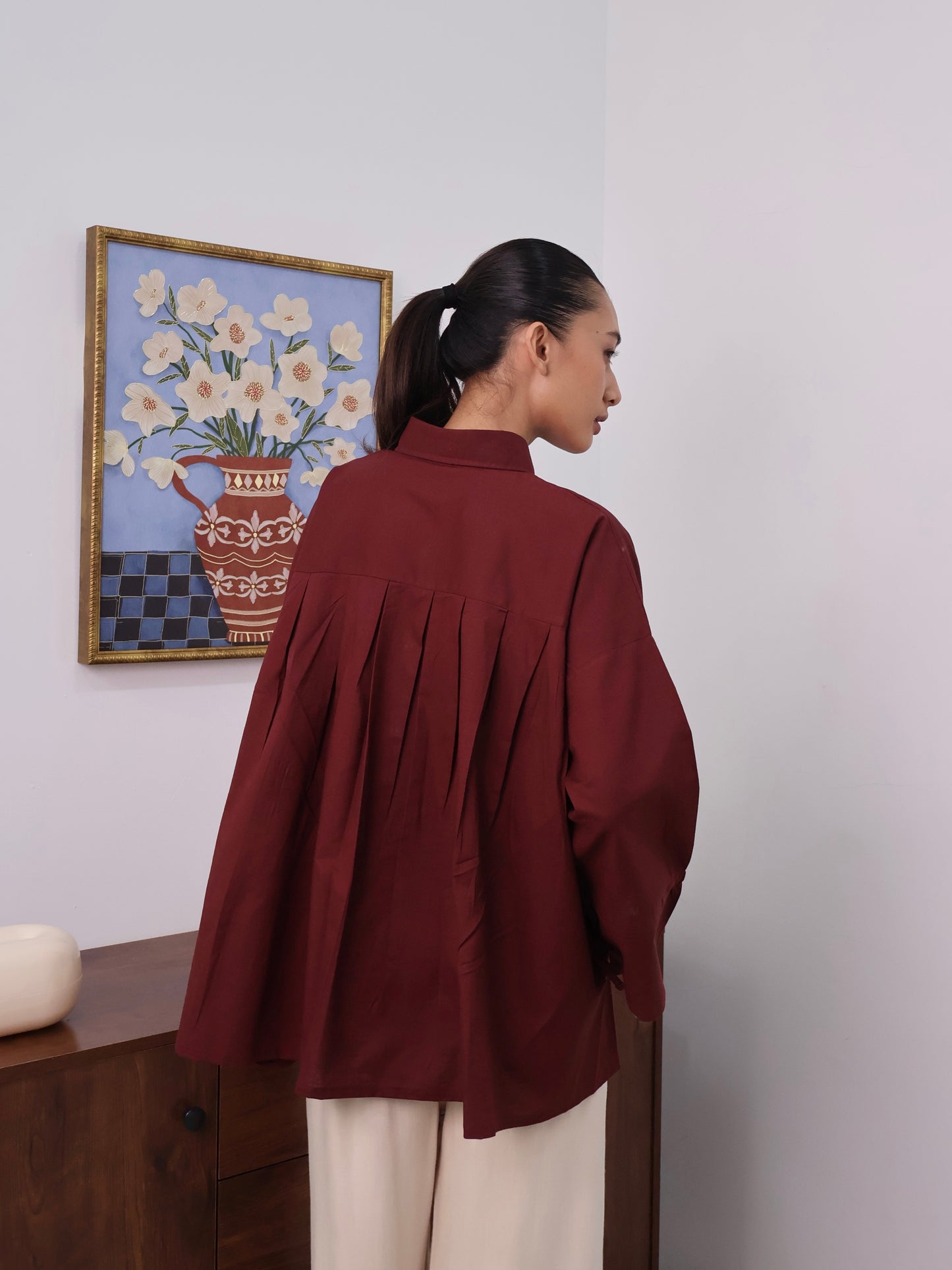BETH LINEN IN ROSEWOOD