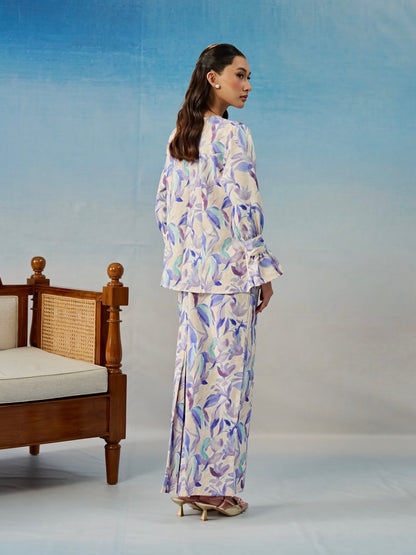 Lunara Kurung in Lilac Dream