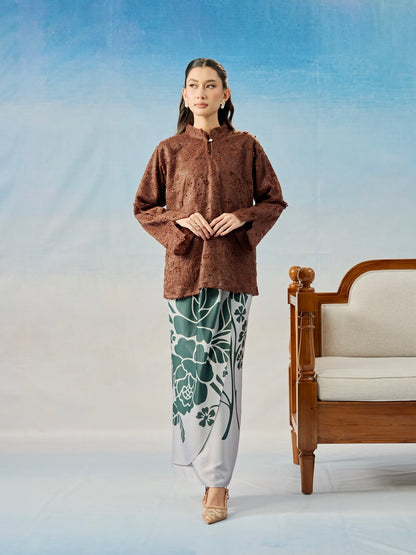 Aurelia Kurung in Copper Leaf