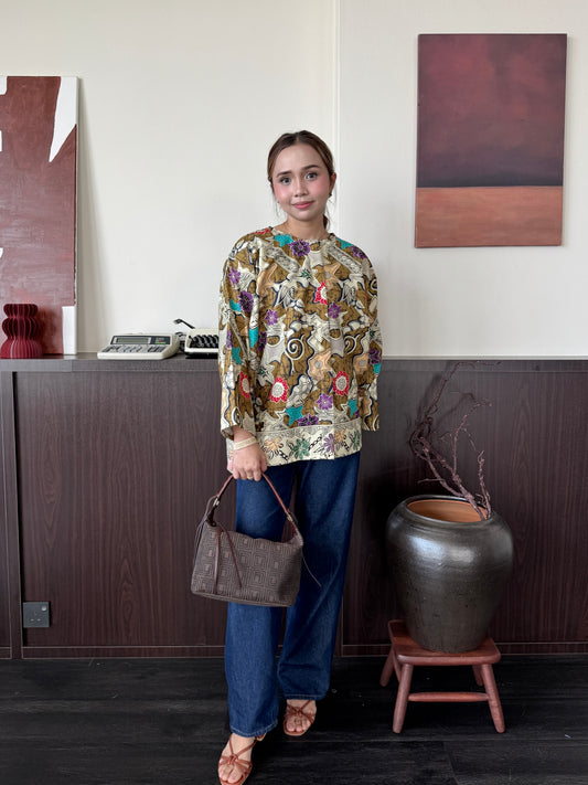 BATIK TEJA IN OLIVE