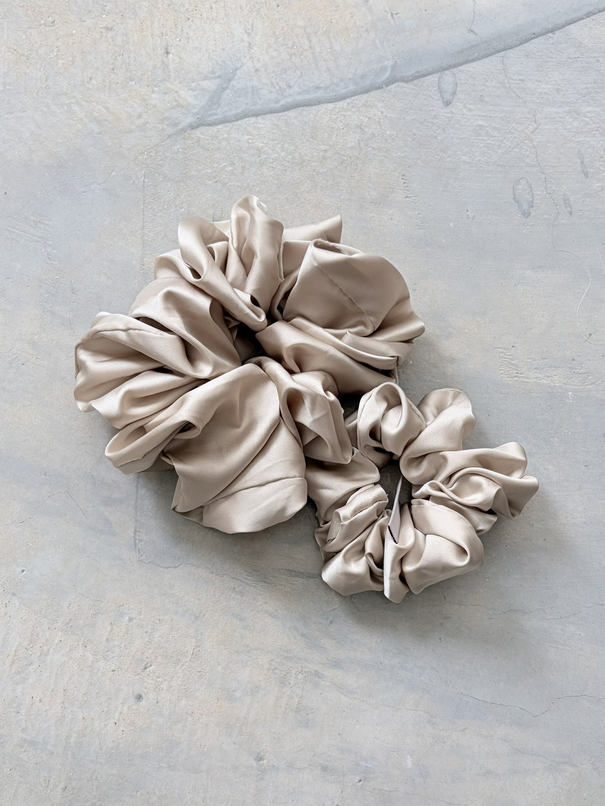 Scrunchie in Champagne